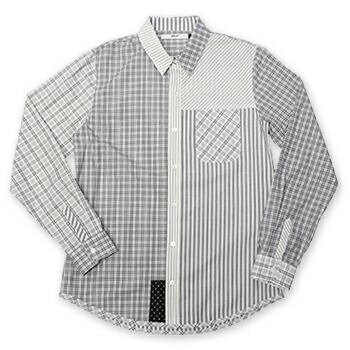 【s50】【エフィレボル/.efilevol】クレイジーチェックシャツ　Crazy Check Shirt【送料無料】【キャンセル返品交換不可】【let】【nx】【c100】【100円OFFクーポン利用可】