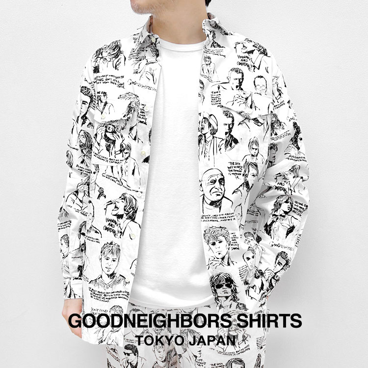 【ポイント10倍】【グッドネイバーズシャツ/GOODNEIGHBORS SHIRTS】NOWHERE BOY W POCKET RELAX FIT SHIRT [BCS-125]【id】【p10】【c500】【500円OFFクーポン利用可】
