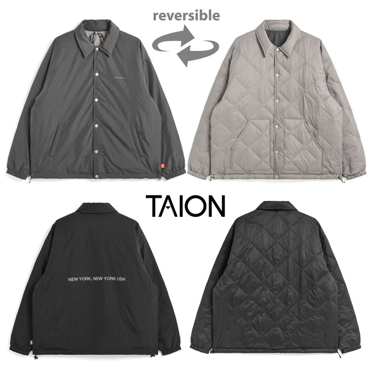 タイオン TAION Manhattan Portage(マンハッタンポーテージ) リバーシブル コーチダウンジャケット 25FW-MP-TAION08 【id】