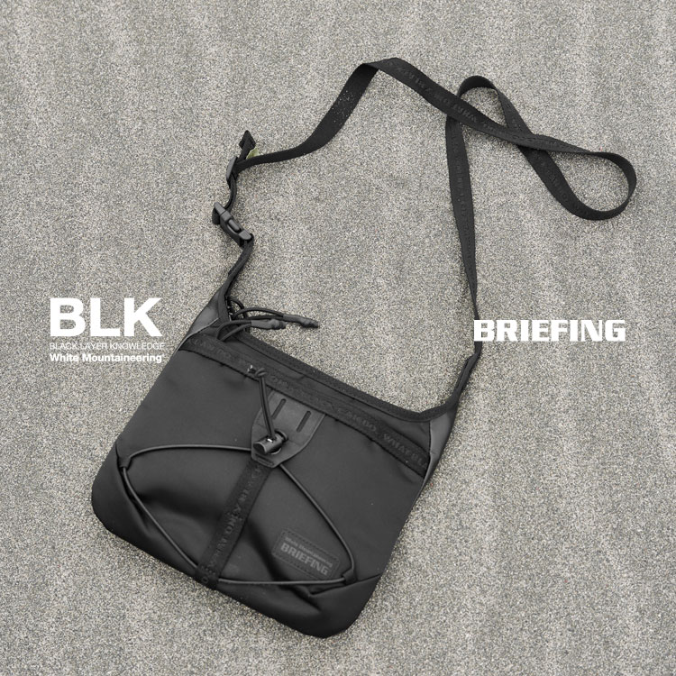 White Mountaineering ホワイトマウンテニアリング WM × BRIEFING EVERYDAY SACOCHE サコッシュ BK2671803【id】