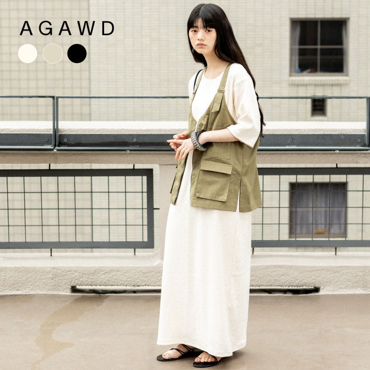 楽天市場】【s30】【アガウド/AgAwd】Shirring Onepiece