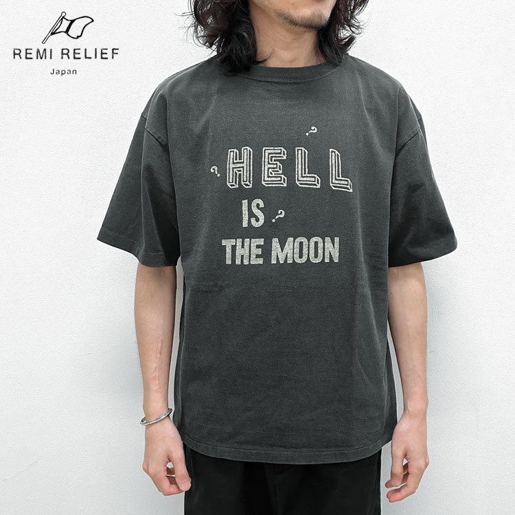 【s20】【レミ浮彫り/REMI RELIEF】日焼＆えの具工業丸胴天竺S/S-T(HELL IS THE MOON)[RN26349097]【とり止める返品取り替えっこ不可】【let】【id】【c100】【100円OFF引き換え証当て嵌める可】