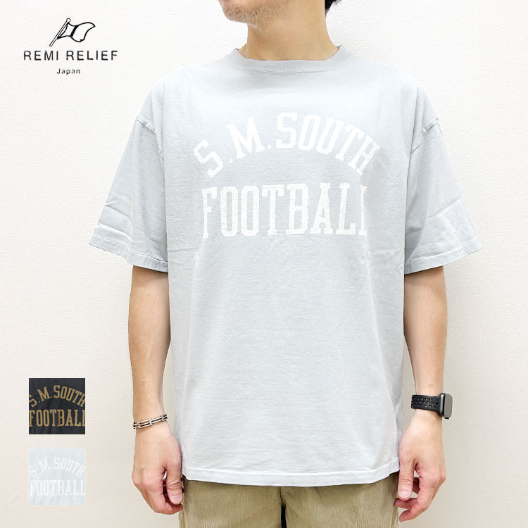 【s20】【レミレリーフ/REMI RELIEF】SP加工14/天竺T(S.M.SOUTH FOOTBALL)[RN27353113]【キャンセル返品交換不可】【let】【id】