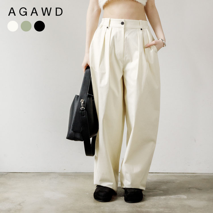 【s40】【アガウド/AgAwd】Volume Pants（ボリュームパンツ）[2401-221441]【キャンセル返品交換不可】【let】【id】｜イルビゾンテ正規取扱店 ノワ