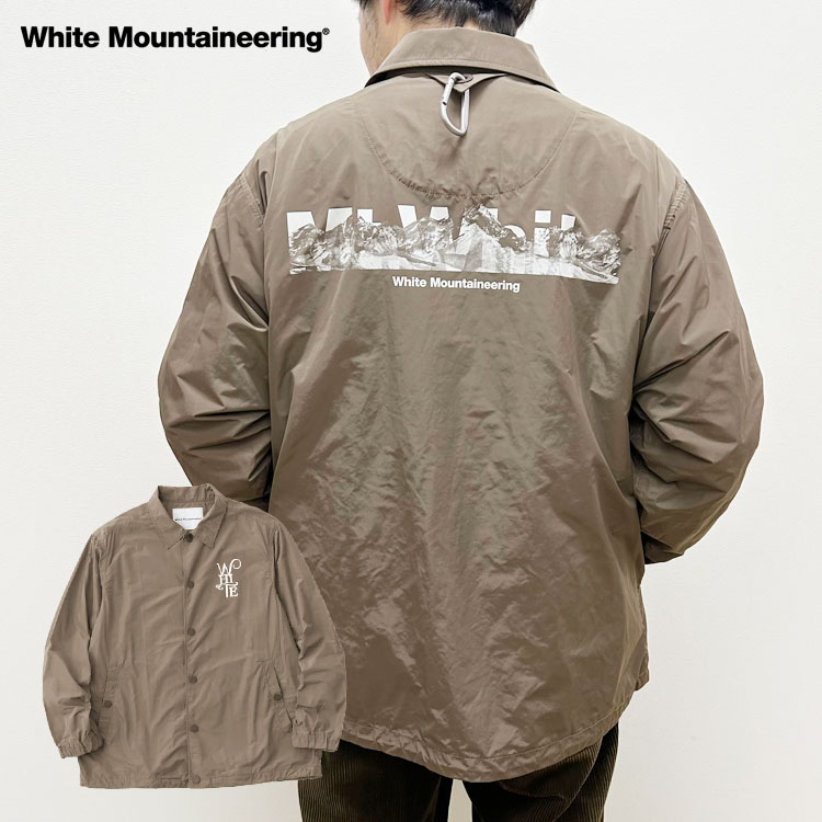 楽天市場】White Mountaineering / BEERCOACH JACKET ホワイト
