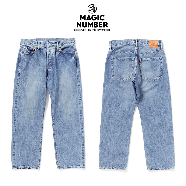 【s20】【マジックナンバー/MAGIC NUMBER】301 ORIGINAL STANDARD DENIM PANTS (VINTAGE WASH) [STD-D03]【キャンセル返品交換不可】【let】【id】【c1000】【1000円OFFクーポン利用可】