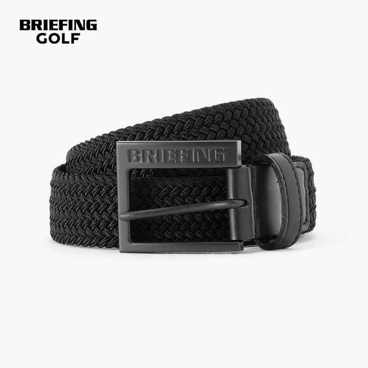 BRIEFING GOLF ブリーフィング  MEN’S SQUARE BUCKLE MESH BELT メッシュ 胴締め BRG261ME1【id】