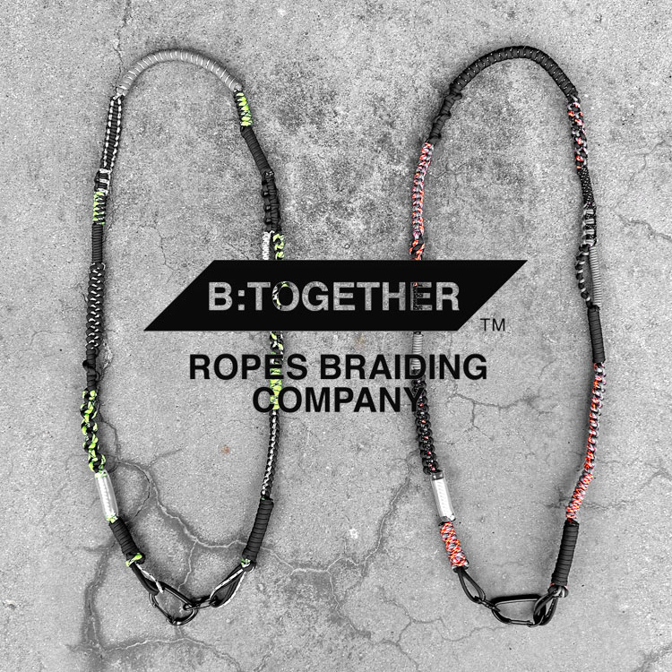 B:TOGETHER \"ROPE\" 52inch ロープ パラコード ストラップ【id】