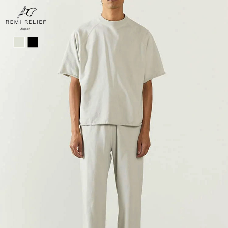 【ポイント10倍】REMI RELIEF レミレリーフ SP加工スーピマ裏毛ラグランS/Sクルー Tシャツ RN30389109【id】【p10】【c500】【500円OFFクーポン利用可】|イルビゾンテ正規取扱店 ノワ