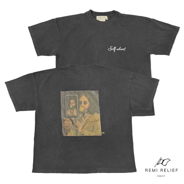 【尖んがり10倍】REMI RELIEF レミ浮彫り HARD SP産業20/天竺BIG大いさT(Self shot L) ティーシャツ RN30389157【id】【p10】【c500】【500円OFFクーポン券当てはめる可】