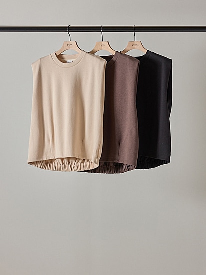 【s20】【YENN/イエン】スリーブレススウェットプルオーバー/SLEEVELESS SWEAT PO(Y253-81077)【送料無料】【キャンセル返品交換不可】【let】【ly】【c500】【500円OFFクーポン利用可】