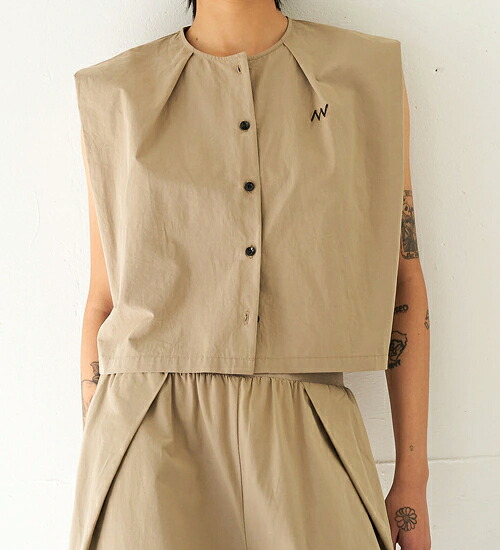 【ポイント10倍】イエン YENN スリーブレスシャツ SLEEVELESS SHIRT【ly】【p10】【c500】【500円OFFクーポン利用可】｜イルビゾンテ正規取扱店 ノワ
