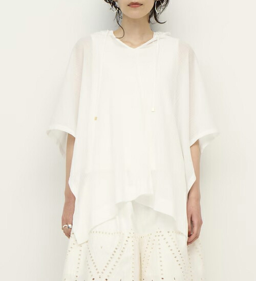 シニヨン CHIGNON シアーメッシュポンチョTOPS 【ly】