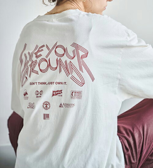 kha:ki カーキ 7分袖T 7th TEE -LIVE YOUR GROUND-【ly】|イルビゾンテ正規取扱店 ノワ