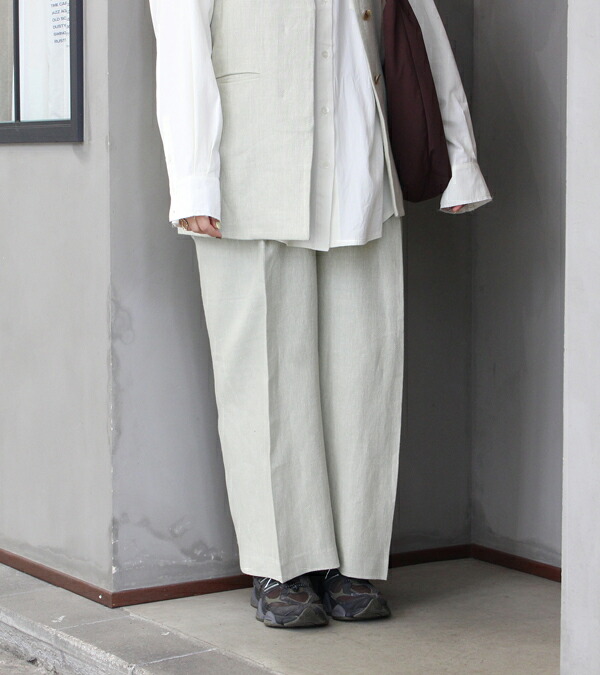 【s20】トゥデイフル TODAYFUL タックリネントラウザーズ Tuck Linen Trousers【id】【キャンセル返品交換不可】【let】 16,500円