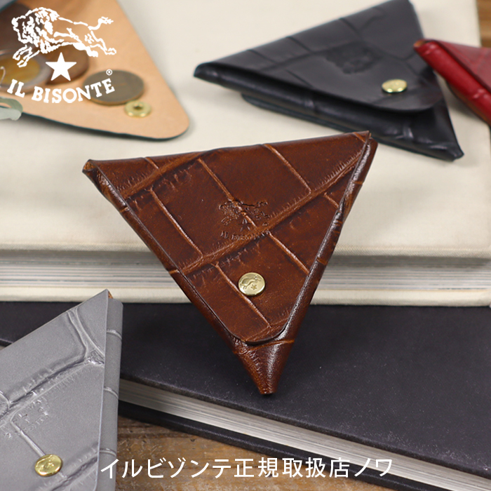 楽天市場】【イルビゾンテ IL BISONTE 財布】三角コインケース [商品