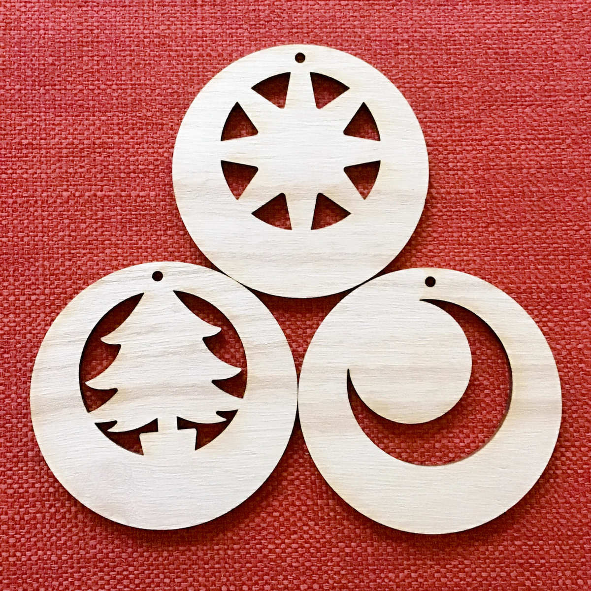 楽天市場 クリスマス オーナメント 木製 手作りキット 3個分 ウッド 桐 飾り 工作 ツリー サンタクロース トナカイ Atelier House Jam 楽天市場店
