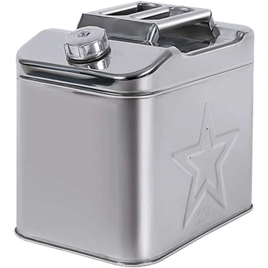 楽天市場】ガソリン携行缶 2個セット 20L 横型 縦型 高級 ステンレス