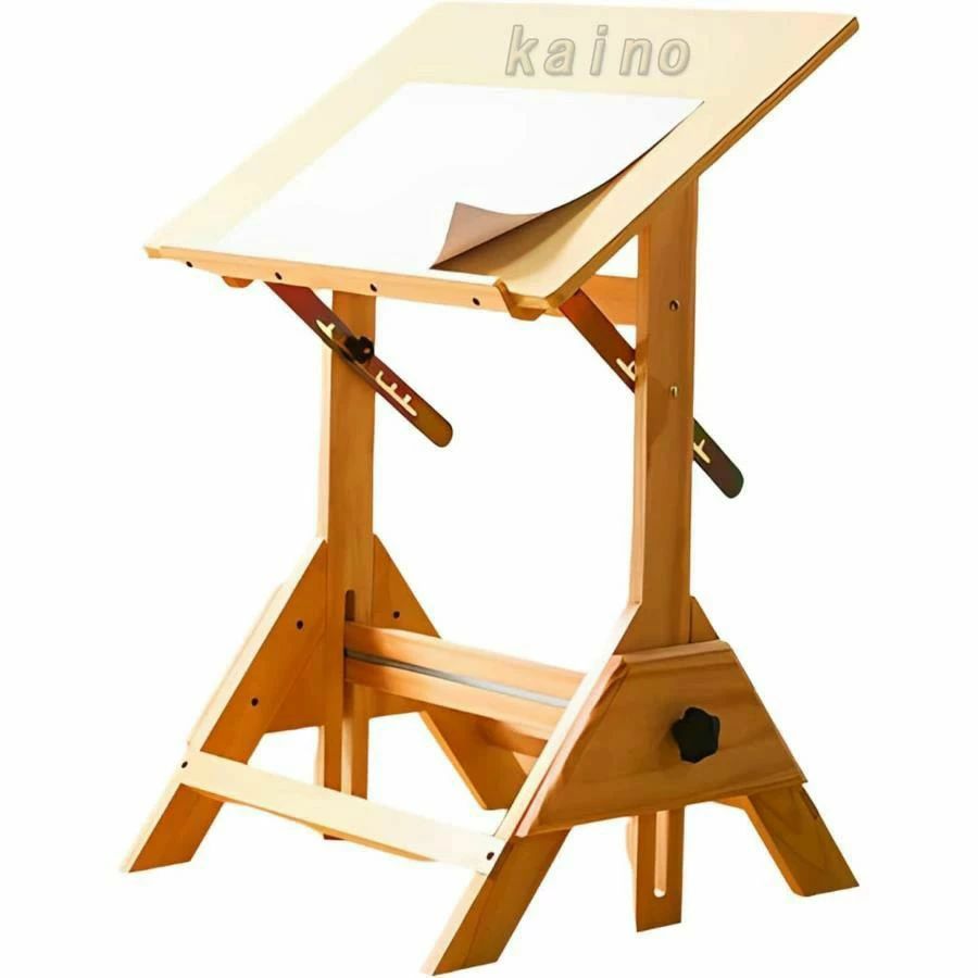 楽天市場】MEEDEN 製図テーブル スツールセット ブナ木製 昇降式 角度