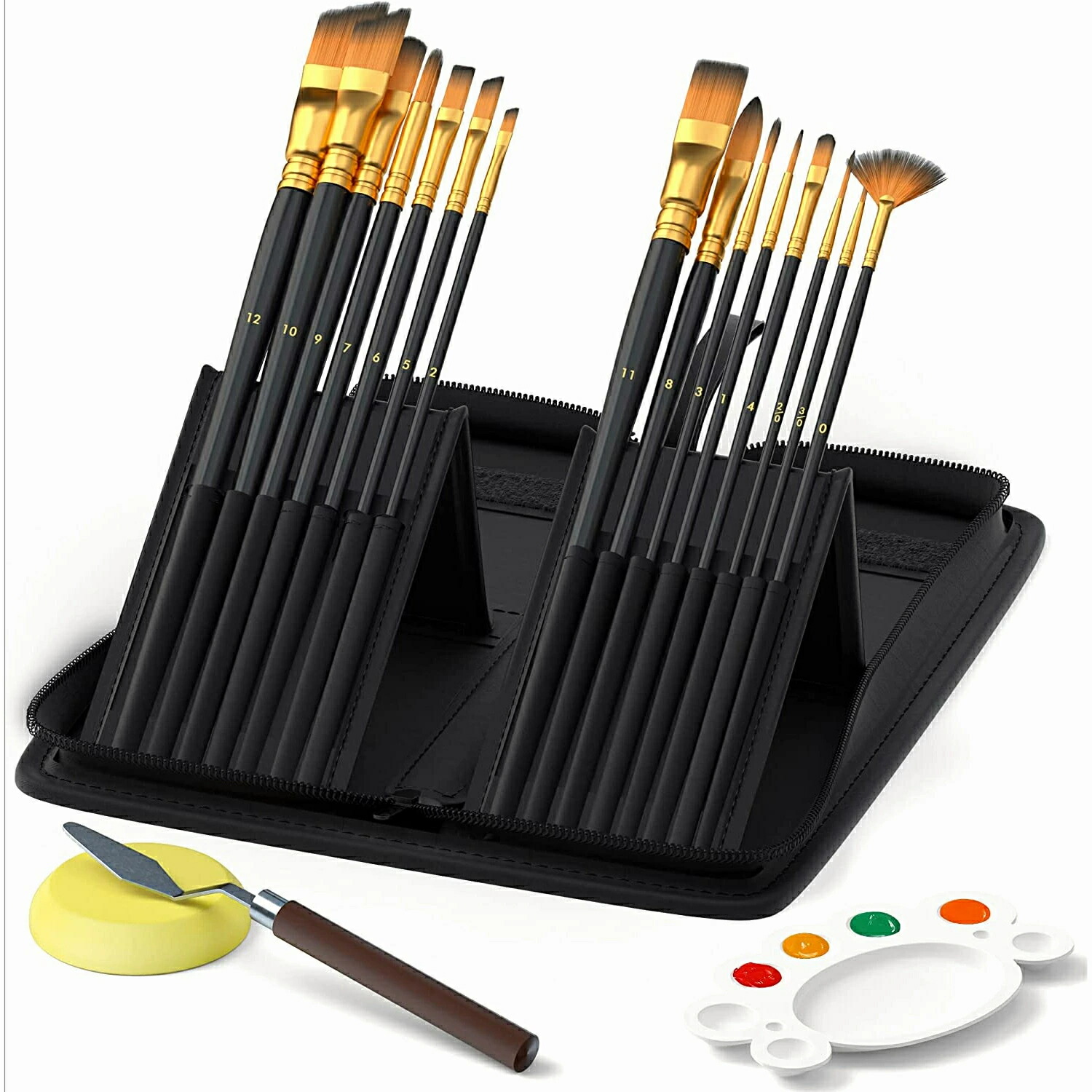 楽天市場】絵具 絵具セット 絵具パレット 絵筆ケース 絵筆入れ 絵筆