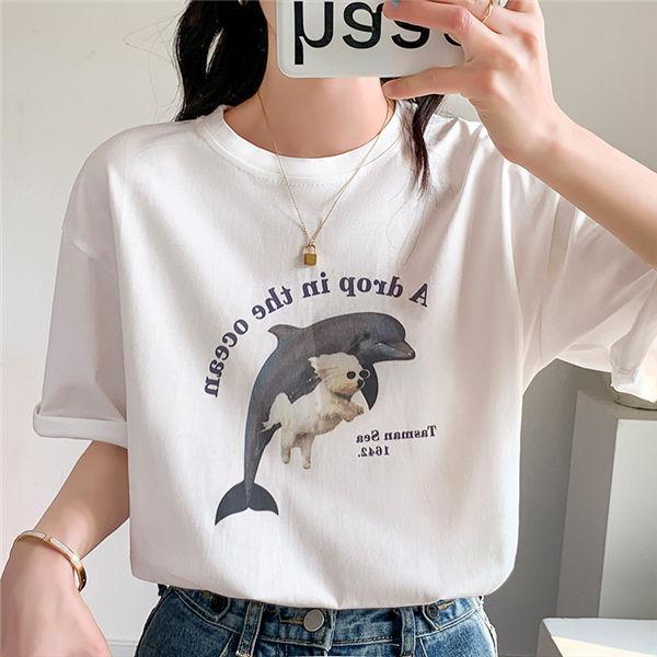 ⭐️極美品⭐️ガブリエルシャネル　デカプリントロゴ　Tシャツ　長袖　白　38 km-1208318d35_1.jpg