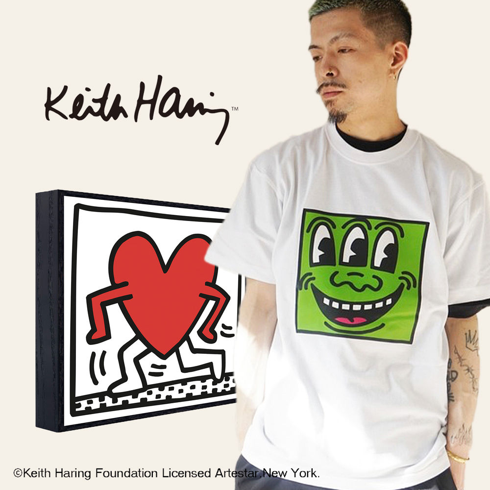 Keith Haring スケートボード長袖Tシャツ XLサイズ Keith Haring スケートボード長袖Tシャツ XLサイズ
