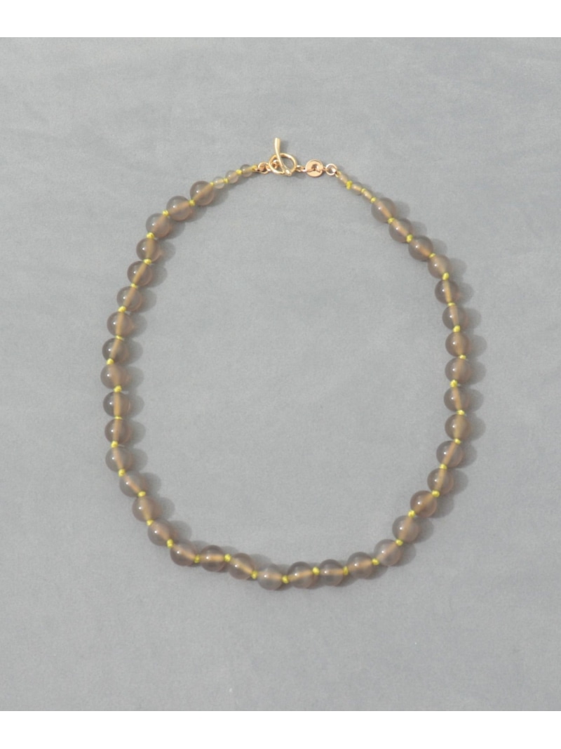 【grace grace/グラスグラス】カラーヤーンノット天然石ネックレス grace grace ノーリーズ アクセサリー・腕時計 ネックレス【送料無料】[ Fashion]