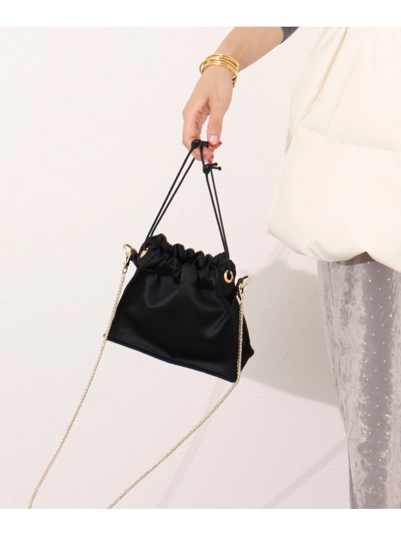 【SALE／30%OFF】【kassiopea /カシオペア】ミニチェーンショルダー made インチ Italy NOLLEY\u0027S ノーリーズ 御徒面子 ショルダーバッグ 米国海軍 黒いこと【RBA_E】【貨物輸送無料】[ Fashion]