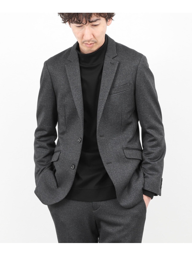 【SALE／20%OFF】《ビジカジ/セットアップ対応》CORDURA 裏起毛ウォッシャブルストレッチジャケット 25AW Stutostein ノーリーズ ジャケット・アウター テーラードジャケット・ブレザー グレー ネイビー【RBA_E】【送料無料】[ Fashion] 20,513円