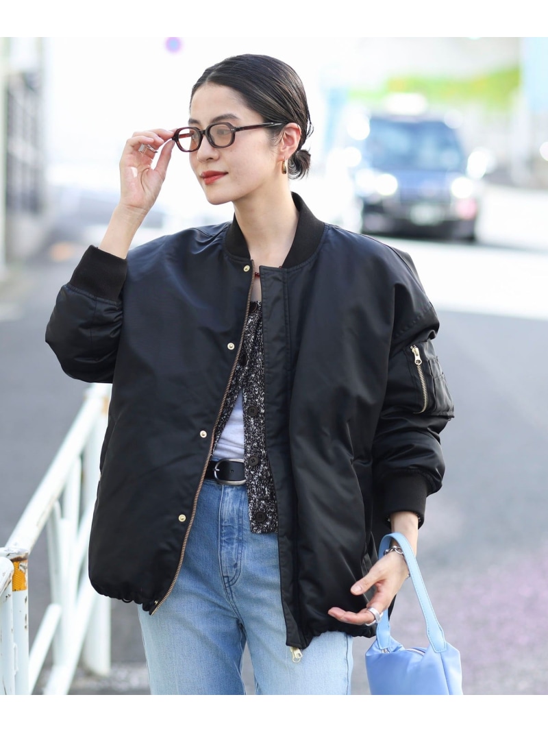 【TAION別注】MA-1ダウン MAQWEL ノーリーズ ジャケット・アウター ダウンジャケット・ダウンベスト ブラック【先行予約】*【送料無料】[ Fashion]｜NOLLEY&rsquo;S ONLINE 20,350円
