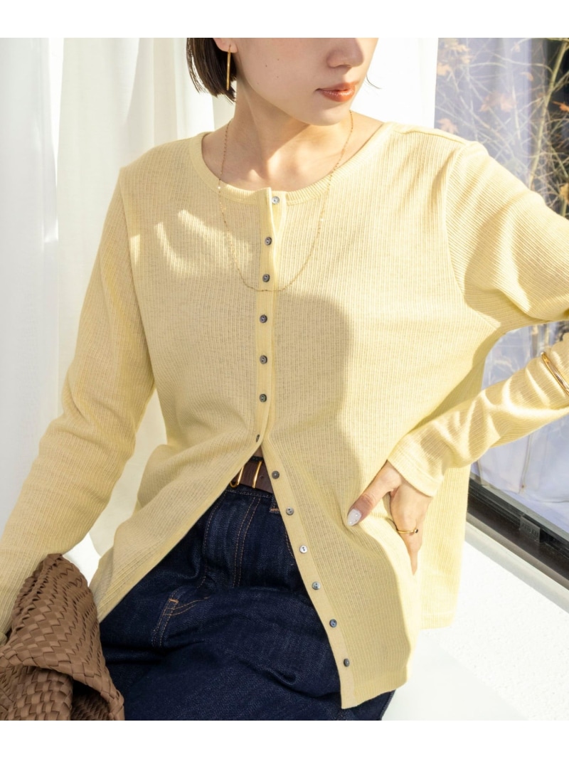 【SALE／30%OFF】ウォッシャブルナチュラルテレコ2WAYカーデ 2nd NOLLEY'S ノーリーズ トップス カーディガン イエロー ブラック ベージュ【RBA_E】【送料無料】[ Fashion]