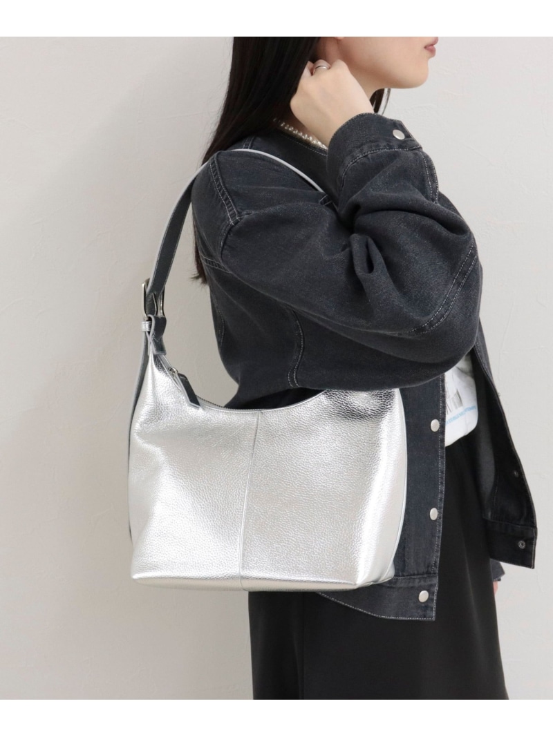 【BEAURE/ビュレ】バックルアジャストワンハンドルバッグ fredy emue フレディ アンド グロスター バッグ ショルダーバッグ シルバー ブラック【送料無料】[ Fashion]