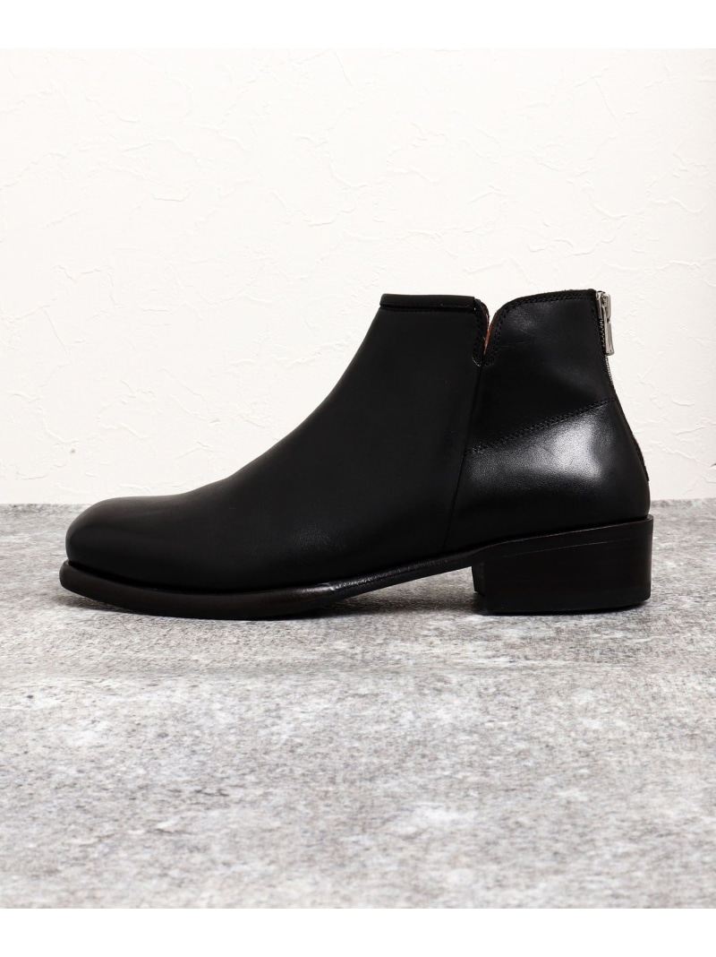 【EARLE/アール】ER2202 Back Zip Short Boots NOLLEY\u0027S goodman ノーリーズ シューズ・靴 ブーツ 黒いこと【此れから取っておく】*【貨物輸送無料】[ Fashion]
