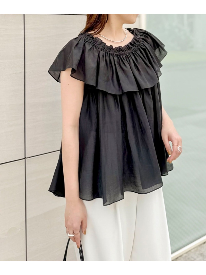 《セットアップ対応》【BECシリーズ】ウォッシャブルシアーローンオフショルブラウス NOLLEY\'S sophi ノーリーズ トップス シャツ・ブラウス ブラック グリーン【送料無料】[ Fashion]｜NOLLEY&rsquo;S ONLINE