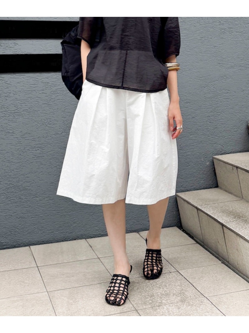 【MAQWEL/マクウェル】ウォッシャブルタックキュロットパンツ MAQWEL ノーリーズ ズボン下 さる股引き 白いこと 黒いこと【此れから取って置く】*【貨物輸送無料】[ Fashion]