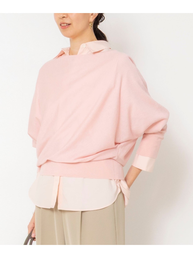 【BECシリーズ】【一部WEB限定カラーアイテム】ドレープドルマンプルオーバー NOLLEY'S sophi ノーリーズ トップス ニット グレー カーキグリーン ベージュ ホワイト【先行予約】*【送料無料】[ Fashion]｜NOLLEY&rsquo;S ONLINE