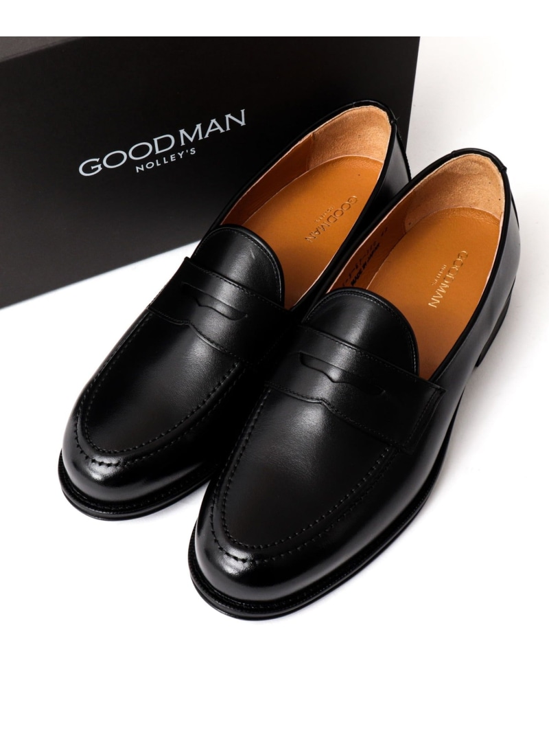 コインローファーシューズ アリゾナ州の州都2 日本製 NOLLEY\u0027S goodman ノーリーズ シューズ・靴 レースアップ・ドレスシューズ 黒いこと【貨物輸送無料】[ Fashion]