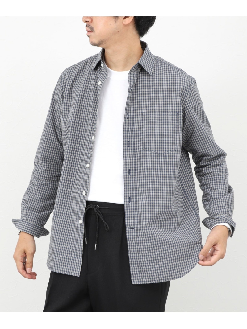 【SALE／45%OFF】ダブルワッシャー タイプライター レギュラーカラーシャツ 25AW NOLLEY'S goodman ノーリーズ トップス シャツ・ブラウス ホワイト ブルー グリーン【RBA_E】【送料無料】[ Fashion]