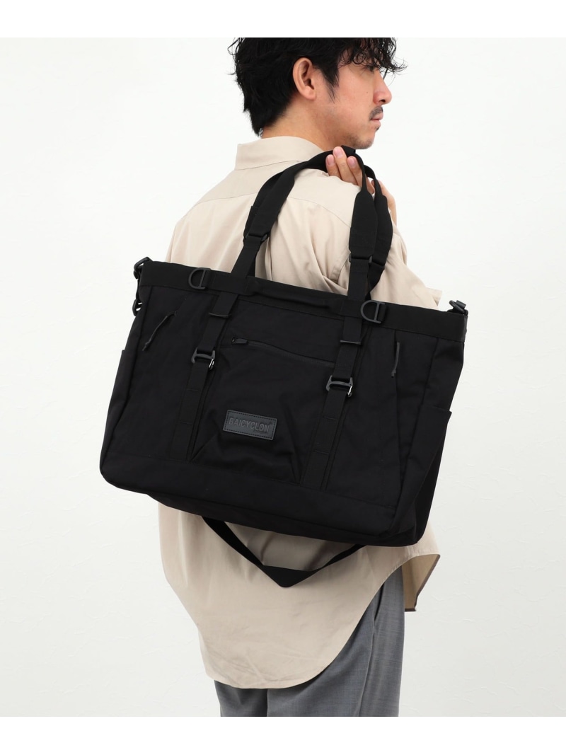 【BAICYCLON by bagjack/バイシクロン バイ バッグジャック】NCL-06 MULTI HANDLE 2WAY TOTE BAG NOLLEY'S goodman ノーリーズ バッグ トートバッグ ブラック【送料無料】[ Fashion]