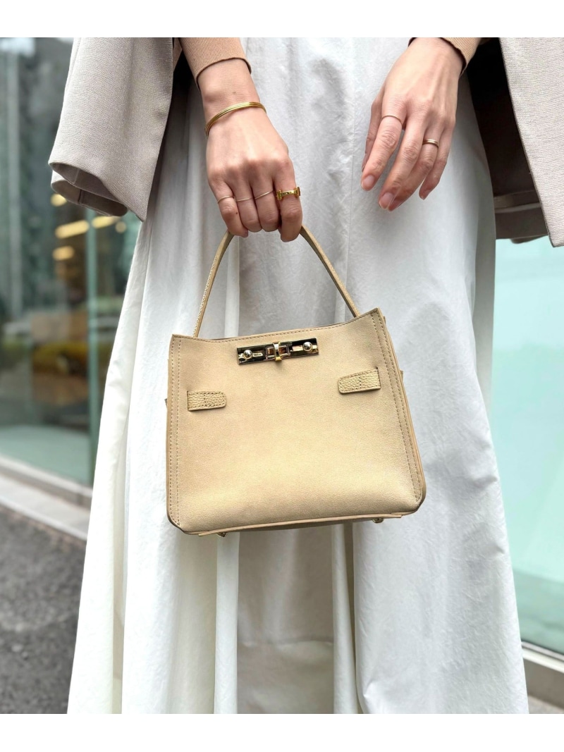 HINERI スエードバッグS NOLLEY ノーリーズ バッグ トートバッグ ベージュ【送料無料】[ Fashion]