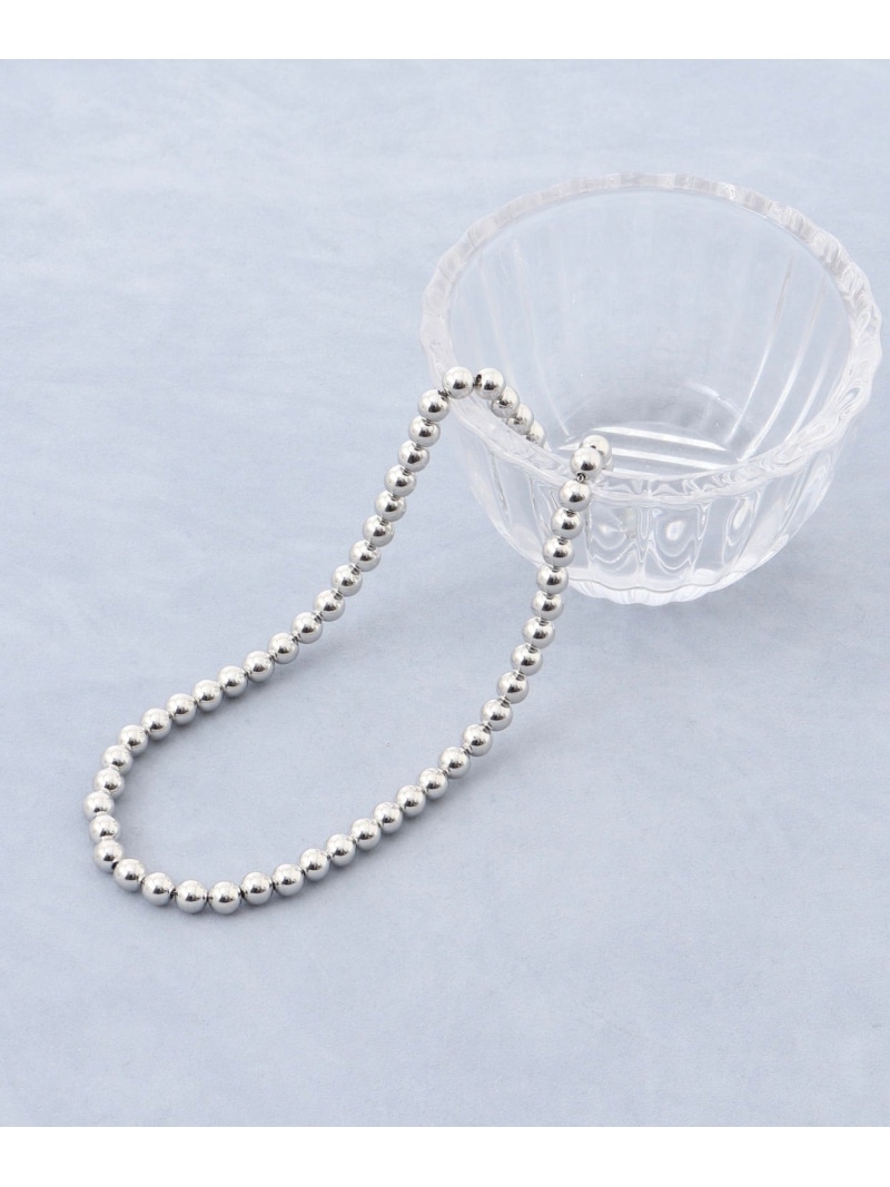 【grace grace/グラスグラス】メタボールミディアムネックレス grace grace ノーリーズ アクセサリー・腕時計 ネックレス シルバー【先行予約】*【送料無料】[ Fashion]
