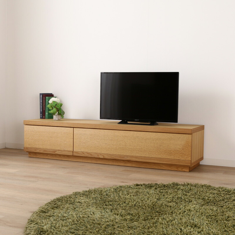 ＊テレビボード 160 silky シルキー オーク ロータイプ 北欧 高級 ローボード TVボード テレビ台 天然木 木製 大川家具 シンプル スタイリッシュ おしゃれ ブラウン オフィス 国産 日本製 野中木工所 オーダー 別注210 240 270 300