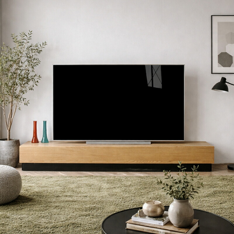 テレビ台 完成品 国産 幅180cm テレビボード 日本製 木製 ローボード 天然木 北欧 おしゃれ 収納 大川家具 オーク ウォールナット 幅180 奥行45 高さ24cm 無垢材 天然木シート 収納付きテレビ台 TV台 テレビラック 組立不要 TVラック ロータイプ RY｜ＮＯＬＳＩＡ