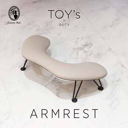 TOY's × INITY アームレスト グレージュ ネイル用 クッション ハンドピロー サロンワーク ネイリスト ネイルツール【ネコポス不可】 8,875円