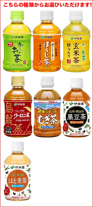 1836円 最大88％オフ！ 伊藤園 小さなPET 緑茶 玄米 ほうじ茶など 275〜280mlPET×24本×選べる3ケースセット 選り取り 賞味期限