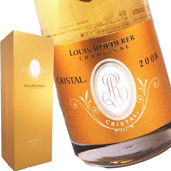 楽天市場】ルイ ロデレール クリスタル ブリュット 箱入り 2008 750ml ...