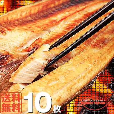 【送料無料】【根ほっけ】【北海道産】【真ほっけ】<br>開きほっけ　超特大サイズ 　10枚　<br>1枚400g～450g【干物】【ホッケ】<br>ギフト お歳暮 誕生日プレゼント 内祝い 贈り物 母の日 父の日