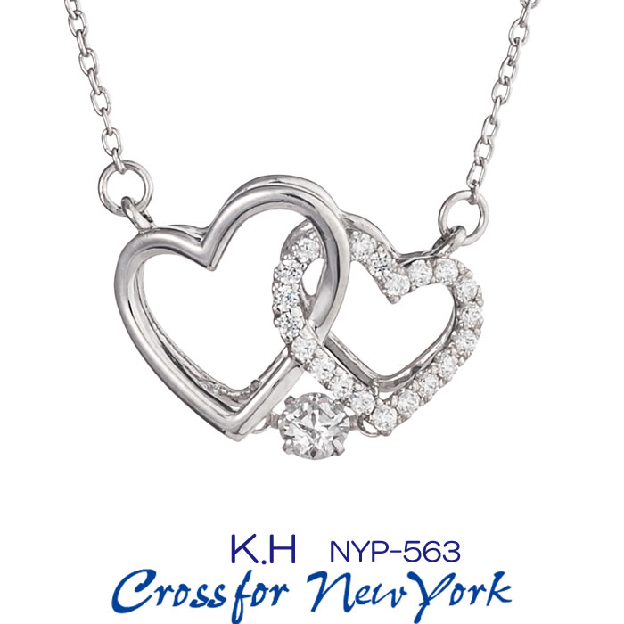 クロスフォーダンシングストーン キュービックジルコニアネックレス クロスフォーニューヨーク/Crossfor New York K.H NYP-563 正規販売店 ラッピング無料 送料無料 新品・未使用