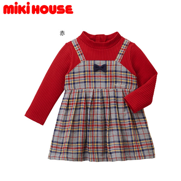 新着商品 楽天市場 ミキハウス Mikihouse 重ね着風ワンピース 日本製 E 子供服ノン New限定品 Lexusoman Com