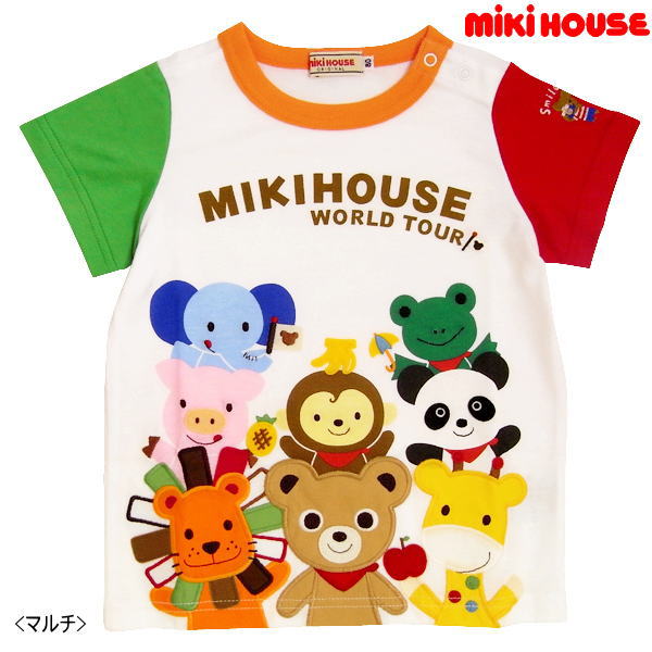 定番 の セール30 Off メール便可 ミキハウス Mikihouse Mikihouse プッチーとお友達半袖tシャツ 日本製 メール便可 E 子供服ノン アディダス 80cm 100cm ミキハウス正規販売店 ベビーファッション